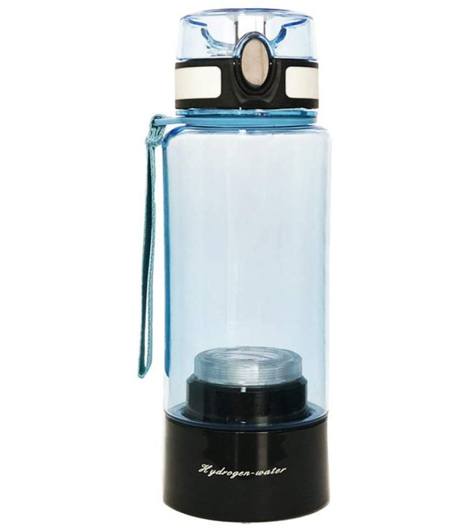 Blue 380ml F6 Cleaning Function High Concentration Discharge Ozone and Chlorine DavidLee Portable Hydrogen-Rich Generator Water Bottle SPE Technology Ionizer Mode 3 mins Self
