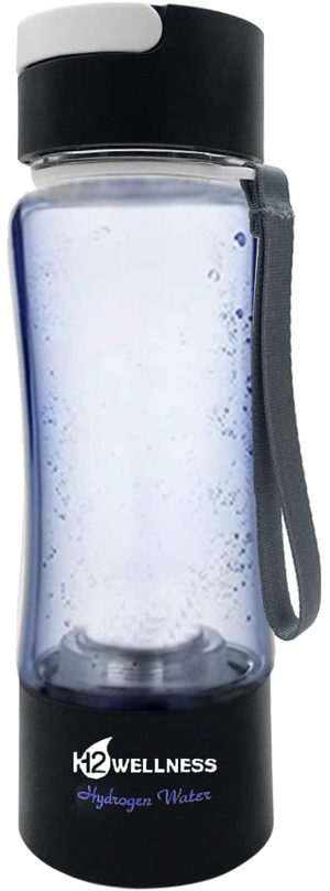 H2Wellness Review – Hydrogen Water Bottle Machine Generator SPE PEM, Vent with Inhaler Adapter (White – Borosilicate)