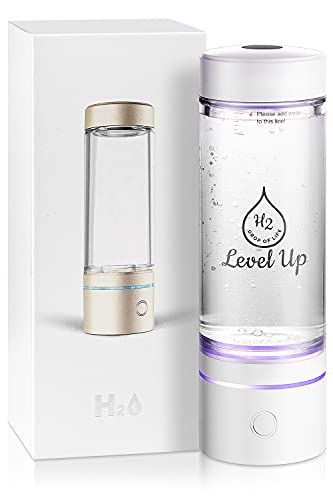 level up way premium hydrogen water bottle generator up to 4000 ppb spe