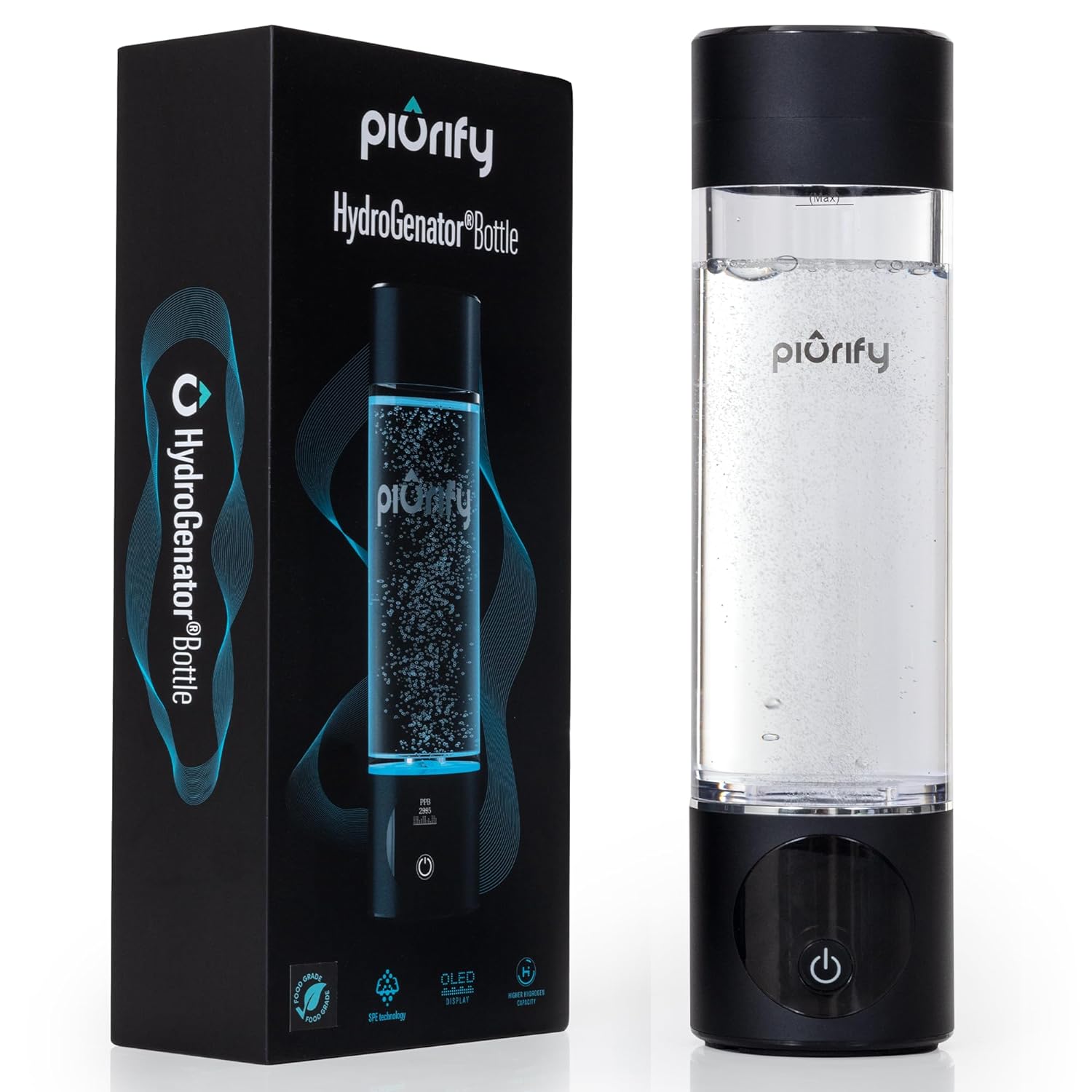 Puirify Hydrogen Water Bottle - Hydrogenator Review