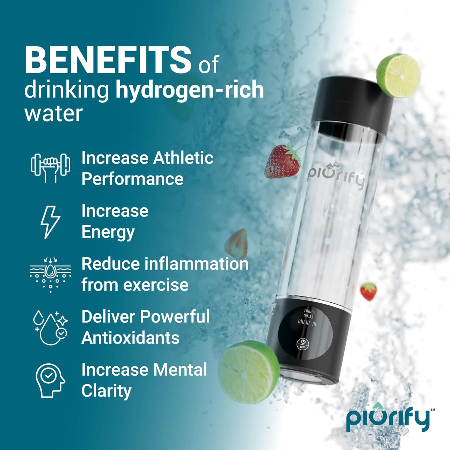 Puirify Hydrogen Water Bottle - Hydrogenator Review - Image 8