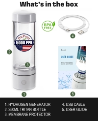OCEMIDA – Professional Hydrogen Water Generator with DuPont USA – 5.0 PPM (Tritan)