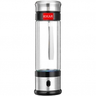 Kikar –  Portable Ionized Water Generator Glass Bottle Hydrogen Maker (400ml)